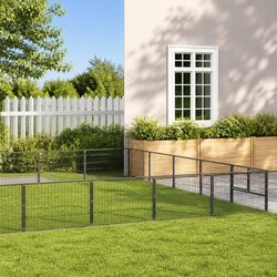 Practical Outdoor Dog Kennel with Lockable Door