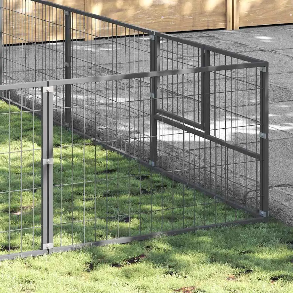 Outdoor Dog Kennel with Lockable Door