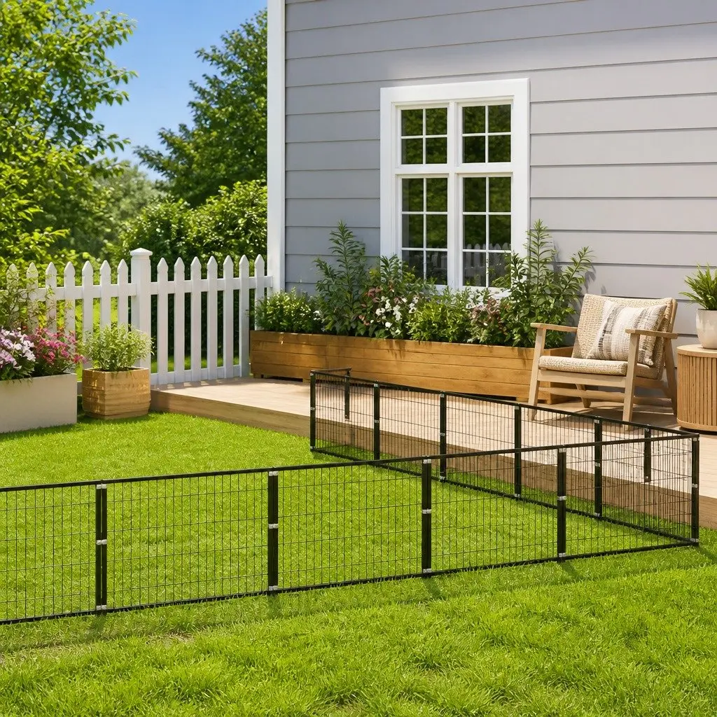 Outdoor Dog Kennel for Safe Pet Exercise
