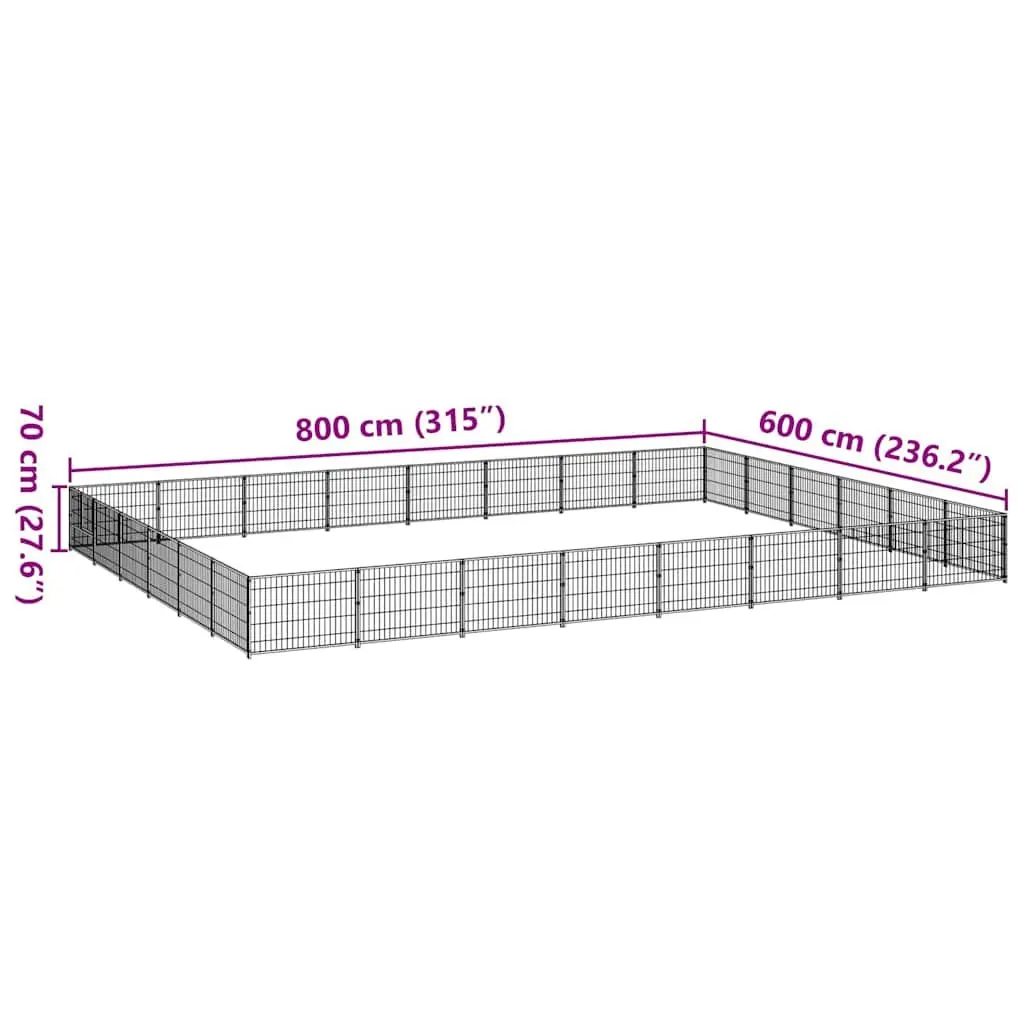 Outdoor Dog Kennel for Secure Play Areas