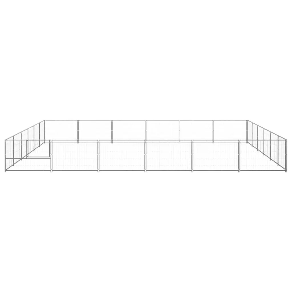 Dog Kennel Outdoor Pet Enclosure Steel Wire Mesh Exercise Run Playpen Large