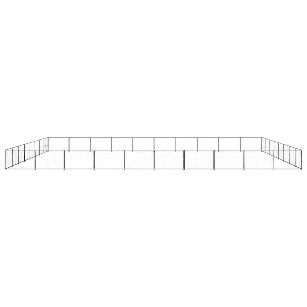 Dog Kennel Outdoor Pet Enclosure Steel Wire Mesh Run Cage Exercise Play Area