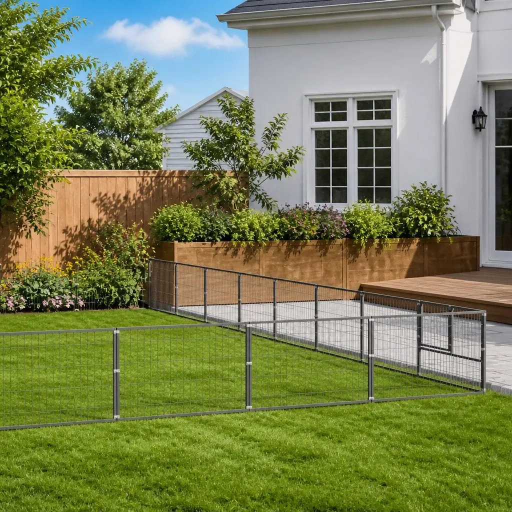 Outdoor Dog Enclosure for Safe Playtime