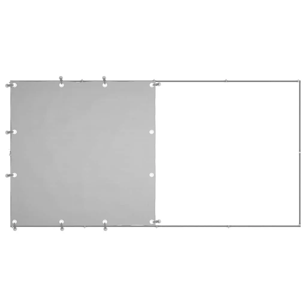 Dog Kennel Steel Cage Outdoor Exercise Pen 2.42m² Silver