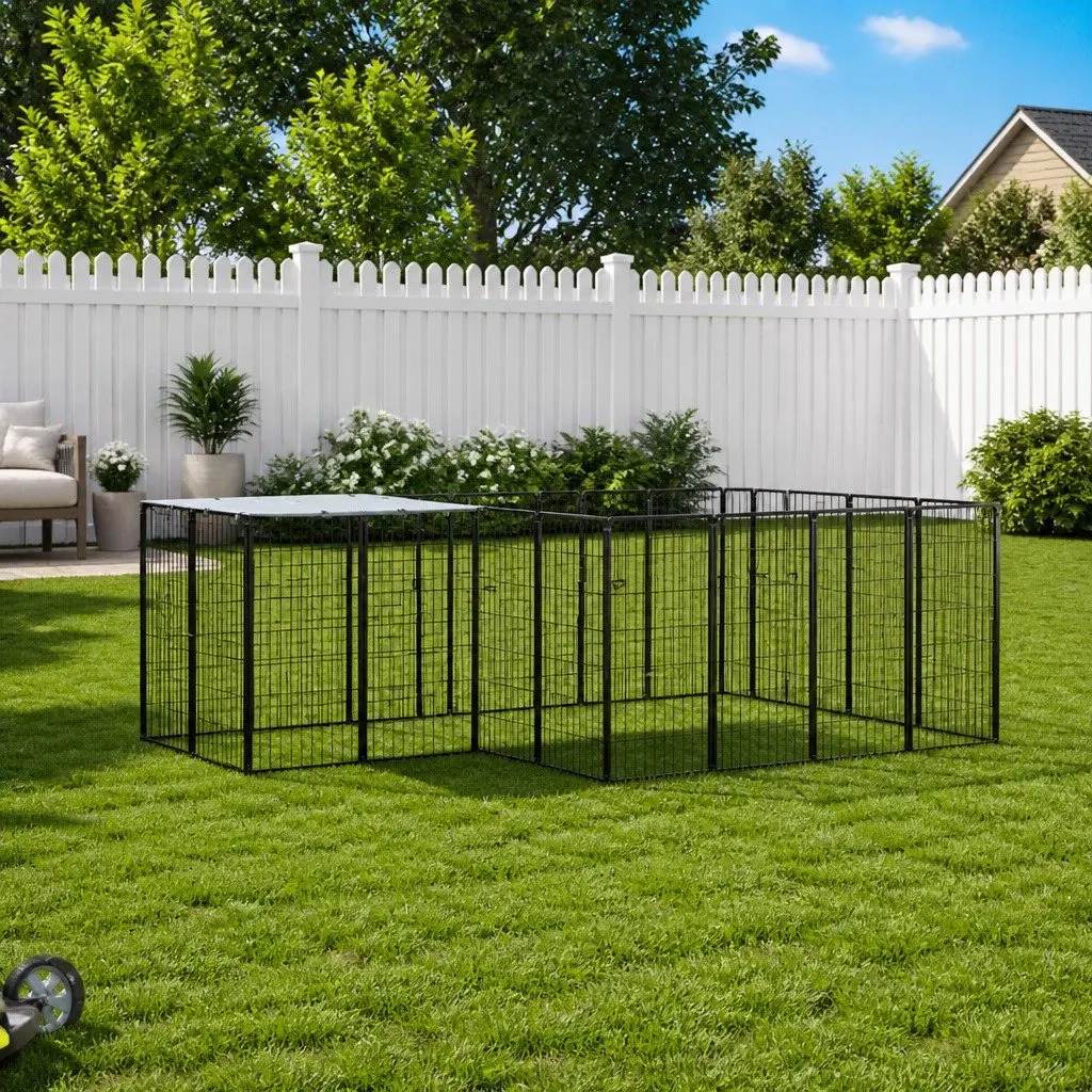 Outdoor Dog Kennel for Secure Playtime