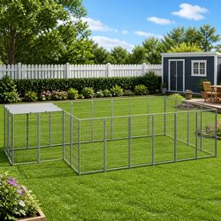 Practical Large Dog Kennel for Outdoor Use