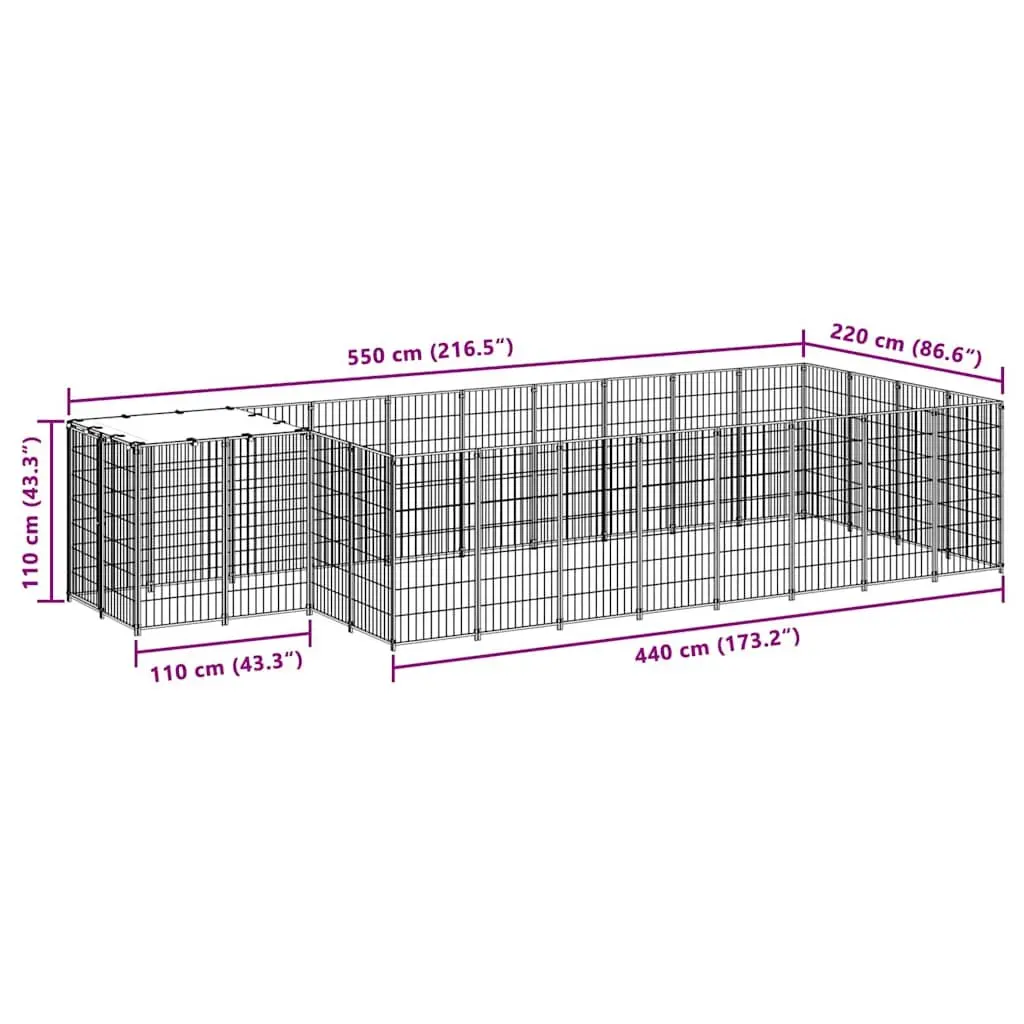 Large Dog Kennel for Outdoor Use