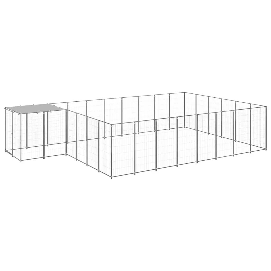 Dog Kennel Outdoor Steel Cage Enclosure Pet Run Exercise Pen Puppy Shelter