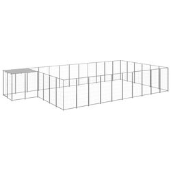 Ideal Dog Kennel for Outdoor Use with 19.36 m² Space
