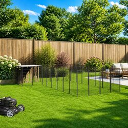Dog Kennel Outdoor Pet Enclosure Steel Wire Mesh Run Large Backyard Exercise