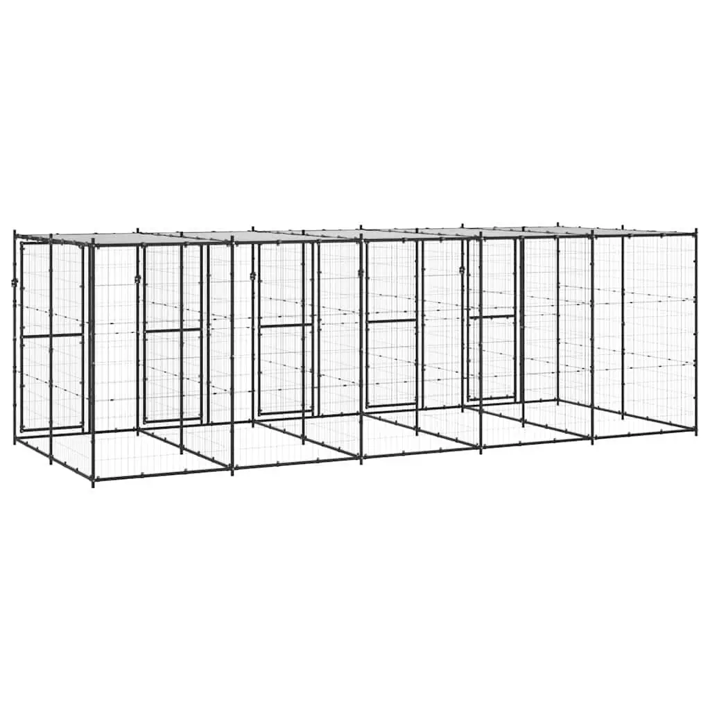 Large Dog Exercise Kennel with Mesh Roof