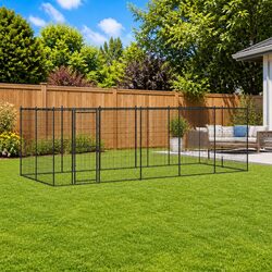 Ideal Dog Kennel for Outdoor Training and Play 12.1m²