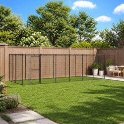 Practical Outdoor Dog Kennel for Any Home Setup