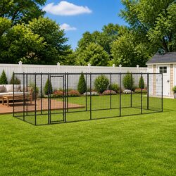 Versatile Outdoor Dog Kennel for Safe Pet Containment