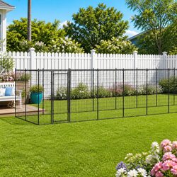Outdoor Dog Kennel: Practical Play Pen for Pets