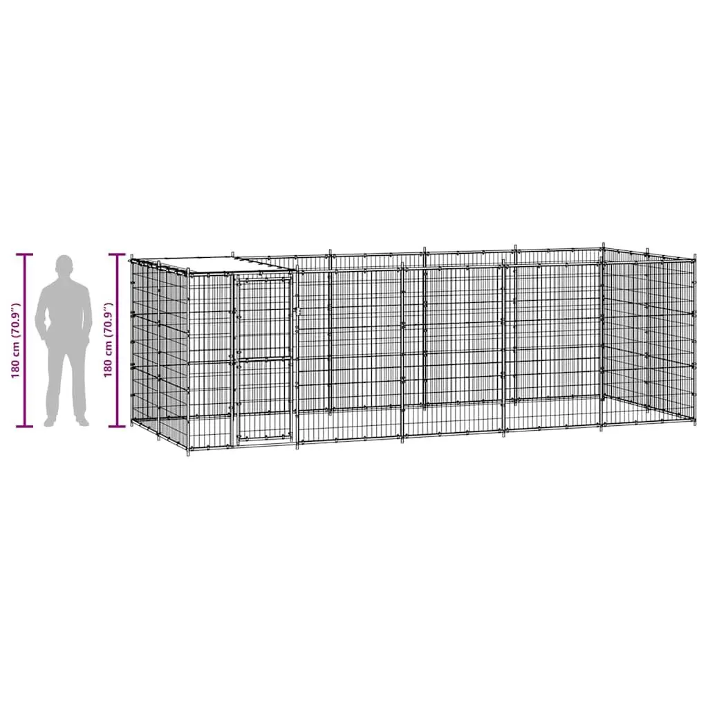 Outdoor Dog Kennel for Training and Exercising