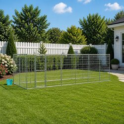 Practical Outdoor Dog Kennel for Active Pets