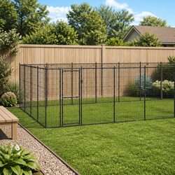Practical Large Dog Kennel for Outdoor Use