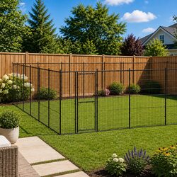Practical Outdoor Dog Kennel for Safe Play and Training