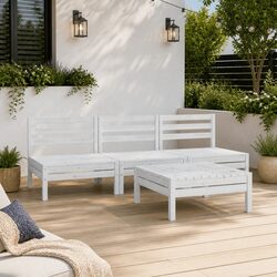 Practical 4-Piece Modular Lounge Set for Your Patio
