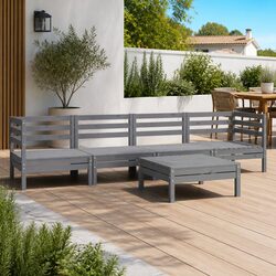Practical Modular 5 Piece Outdoor Lounge Set