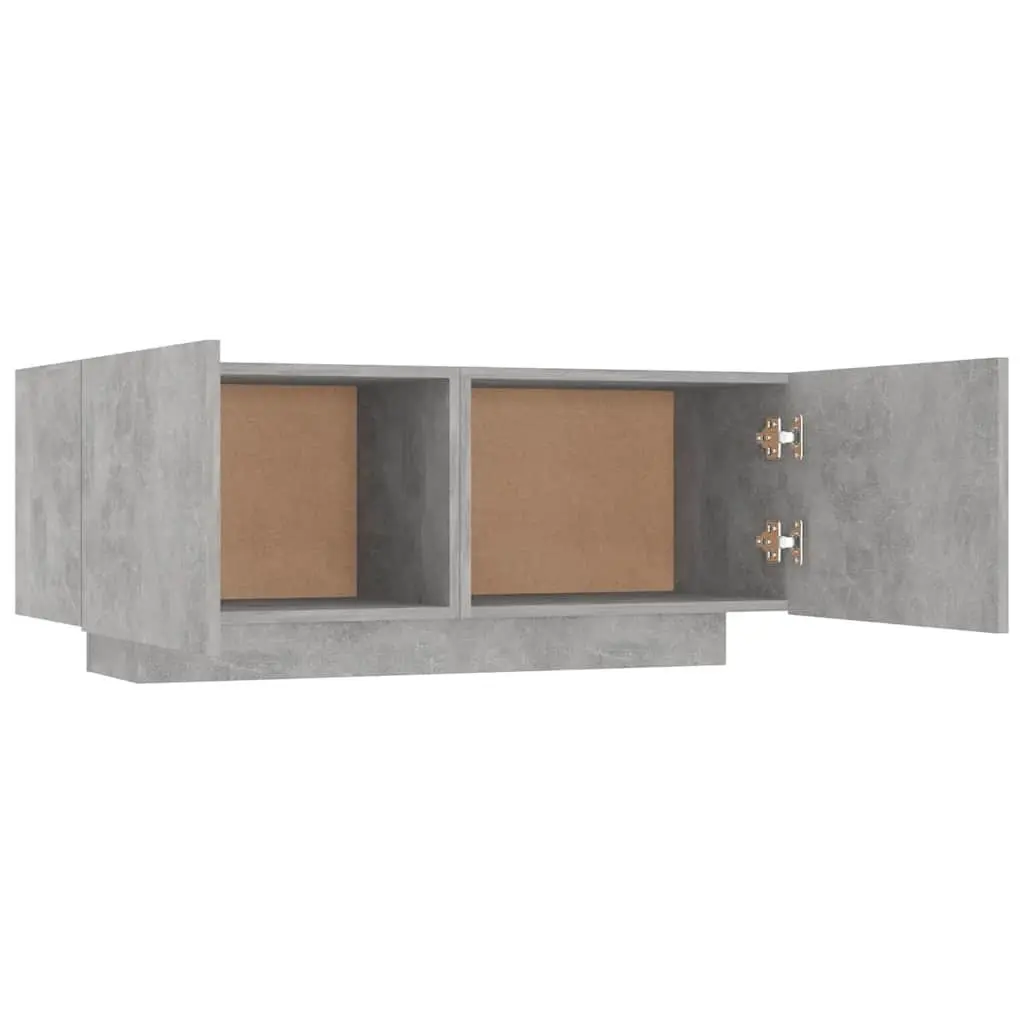 Bedside Cabinet Engineered Wood 100x35x40 cm Grey