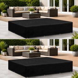 2 Black Garden Furniture Covers – Practical Outdoor Protection