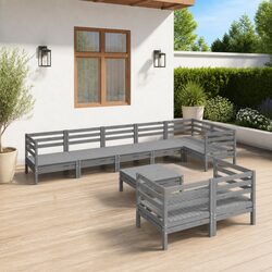 Versatile 9 Piece Lounge Set for Your Outdoor Gatherings