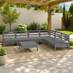 Perfect for Any Outdoor Setting: 7 Piece Lounge Set