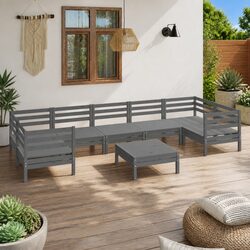 Practical 8-Piece Garden Lounge Set for Every Outdoor Setting