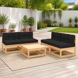 Practical 5 Piece Lounge Set for Your Outdoor Needs