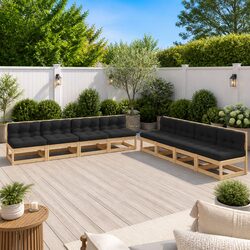 Versatile 8-Piece Lounge Set for Your Outdoor Space