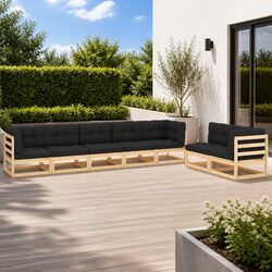 Versatile 7 Piece Lounge Set for Your Outdoor Needs