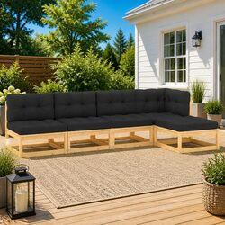Ideal 5 Piece Lounge Set for Outdoor Gatherings