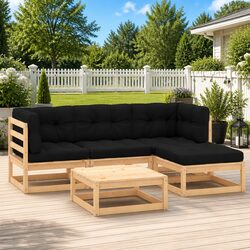 Practical 5 Piece Garden Lounge Set for Your Patio