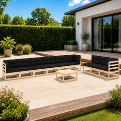 Practical Outdoor Solutions: 10-Piece Lounge Set