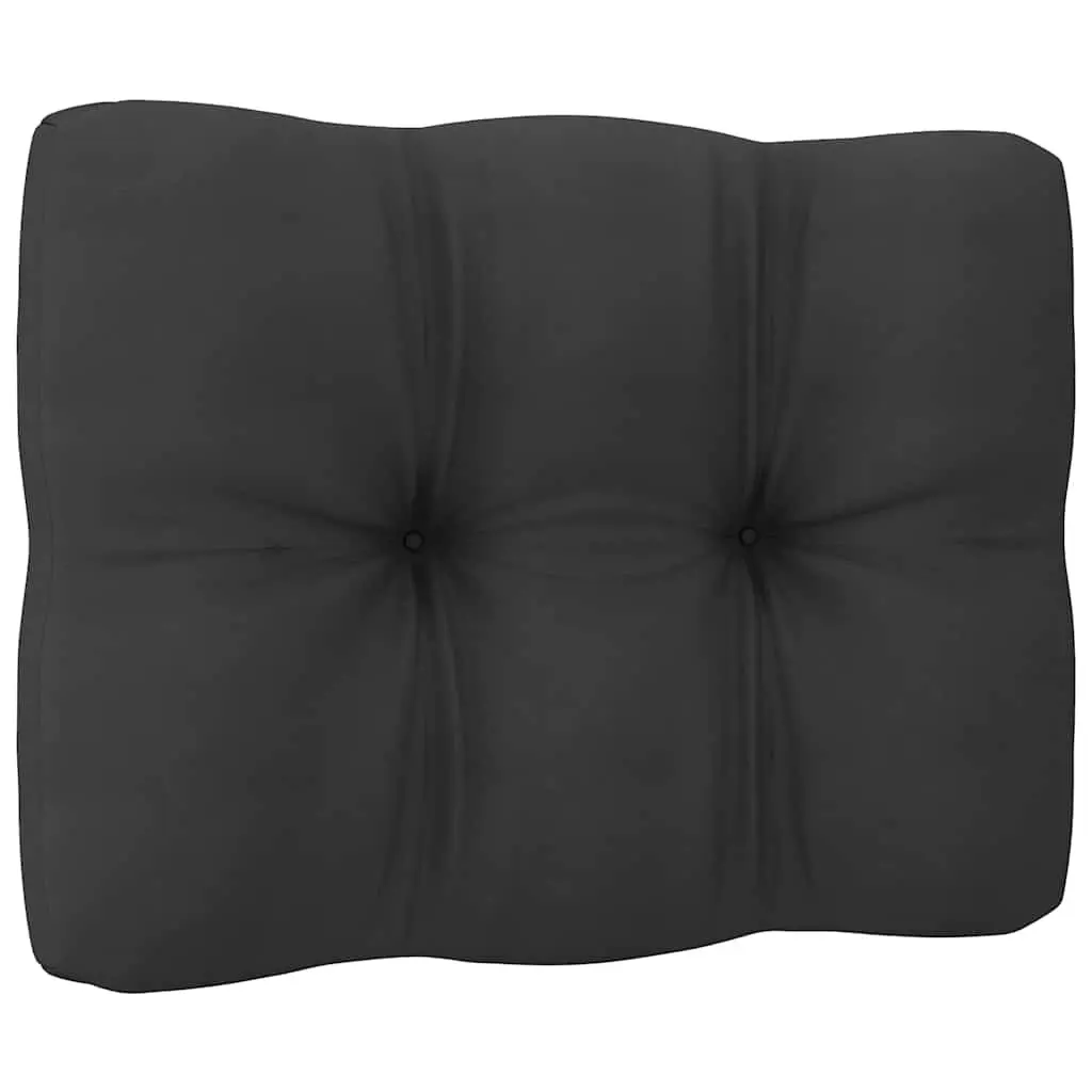 Garden Lounge Set Modular Pinewood 11 Piece Outdoor Patio Furniture Anthracite