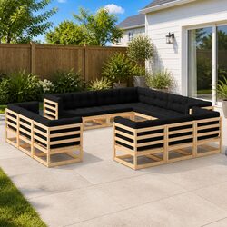 Ideal 13-Piece Garden Lounge Set for Relaxation