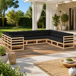 Versatile 10 Piece Patio Furniture Set for Any Space
