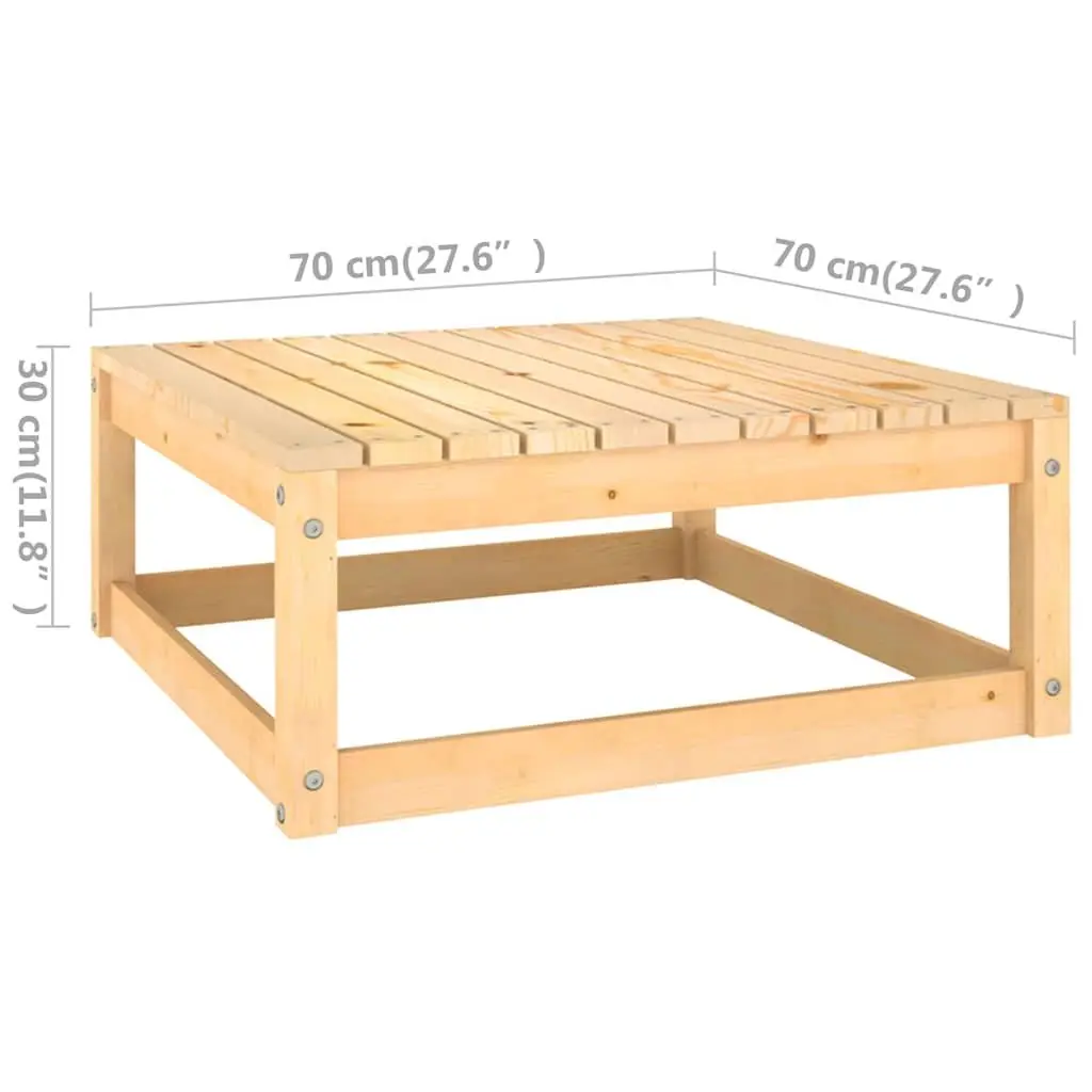 Garden Lounge Set 13 Piece Outdoor Furniture Patio Sofa with Cushions Pinewood