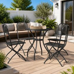 Ideal 5 Piece Dining Set for Patios and Gardens