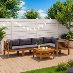 Perfect for Patios: 6-Piece Garden Lounge Set