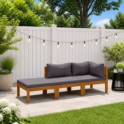 Practical 3 Piece Outdoor Lounge Set for Relaxation