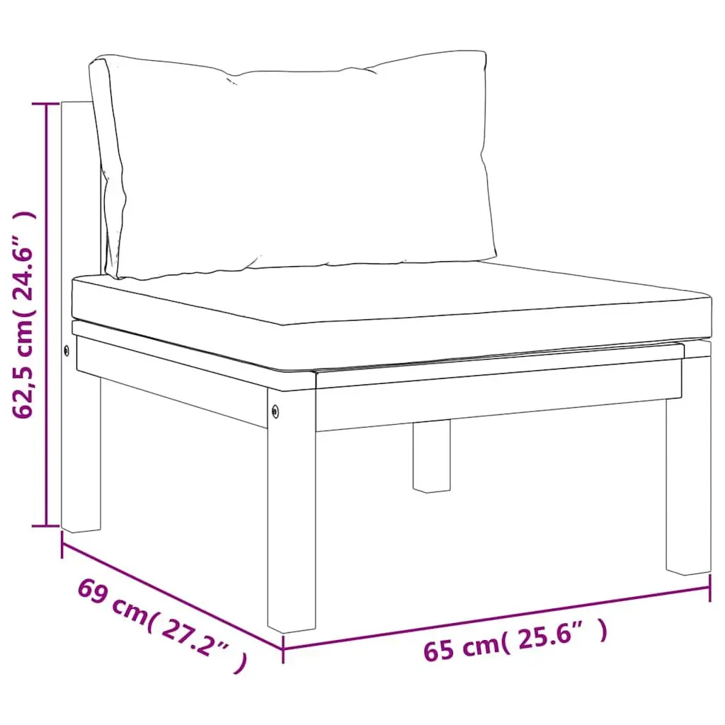 3 Piece Outdoor Lounge Set for Relaxation