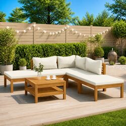 Versatile 6-Piece Garden Lounge Set for Your Outdoor Area