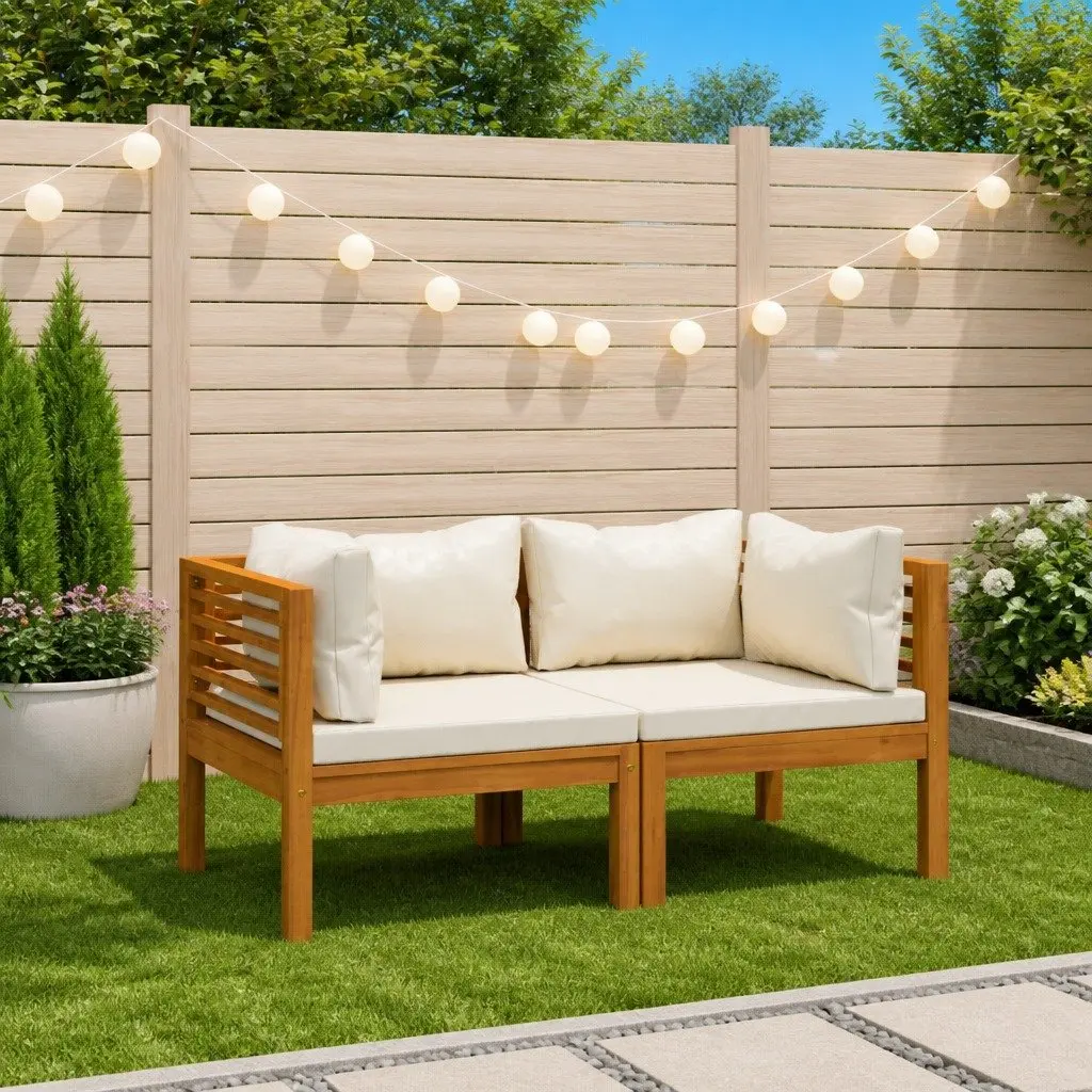 2-Seater Garden Sofa for Outdoor Relaxation