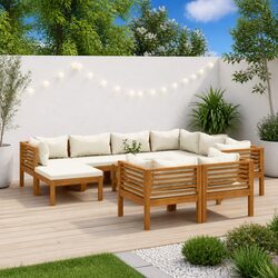 Practical 10-Piece Modular Lounge Set for Your Patio