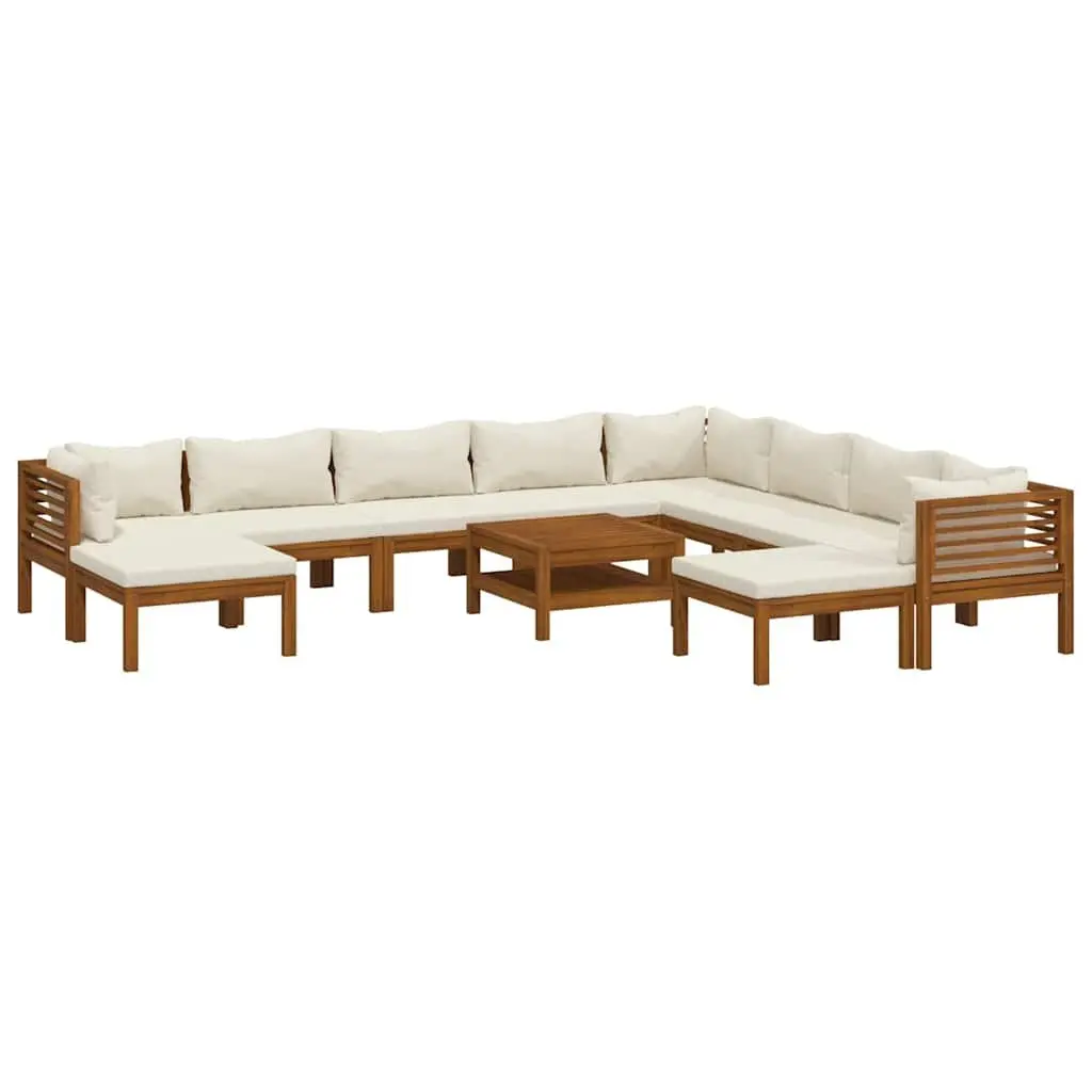 11 Piece Garden Lounge Set for Outdoor Use