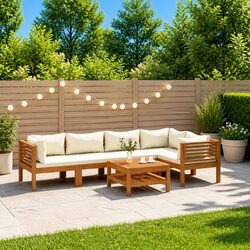 Versatile 6-Piece Lounge Set for Outdoor Relaxation