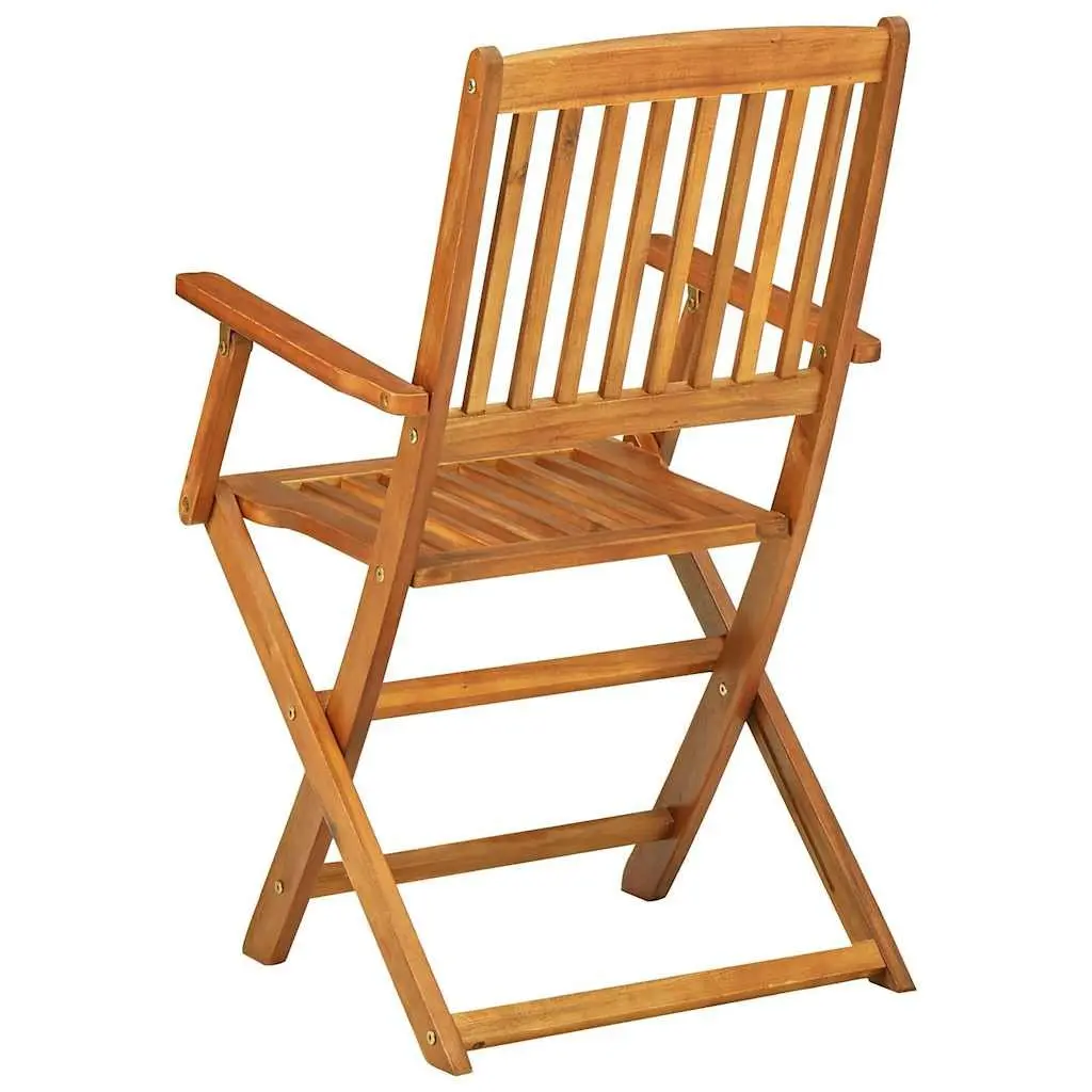 13-Piece Garden Dining Set with Foldable Chairs